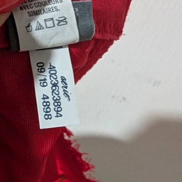 NEW Aerie | Real Power Plunge Push Up Eyelash Lace Bra In Red - Picture 11 of 11